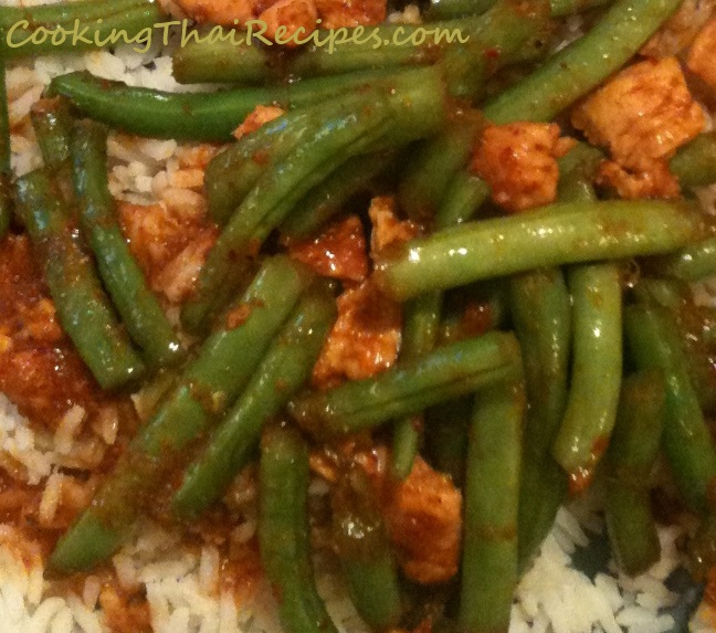 Entree with Spicy String Beans